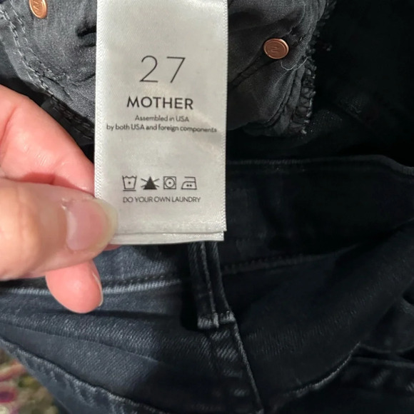 Mother The Insider Crop Step Fray Jeans Size 27 - Picture 11 of 11